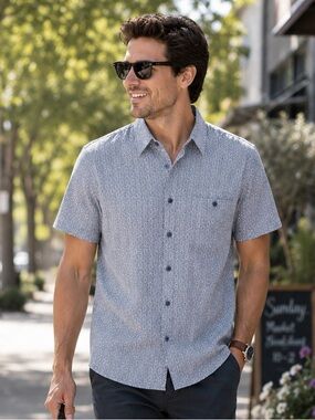 Equipment Water Drop Casual Button Down Shirt